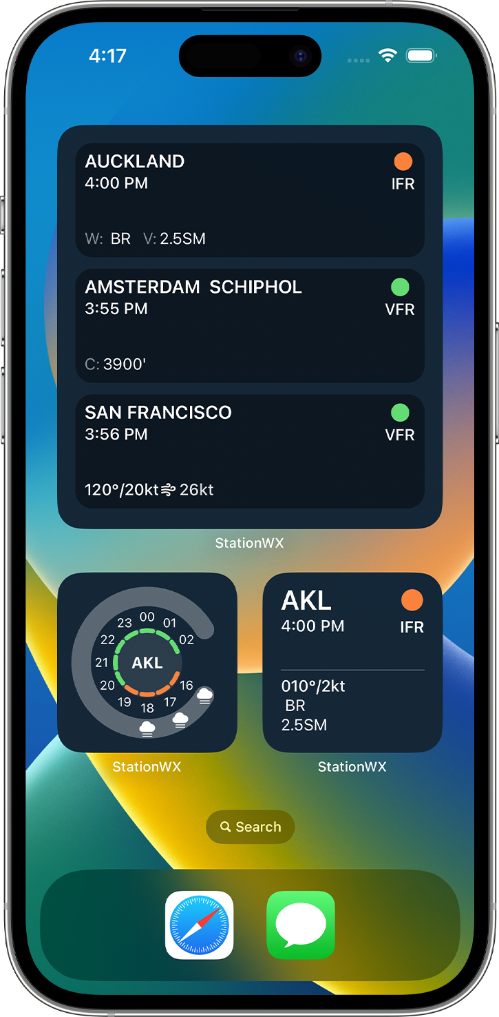 Widgets for your Home Screen.